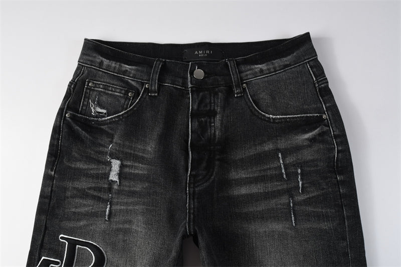 Amiri Fashion Denim shorts 6004