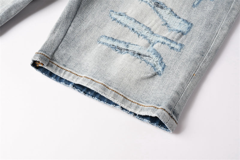 Amiri Fashion Denim shorts 6003