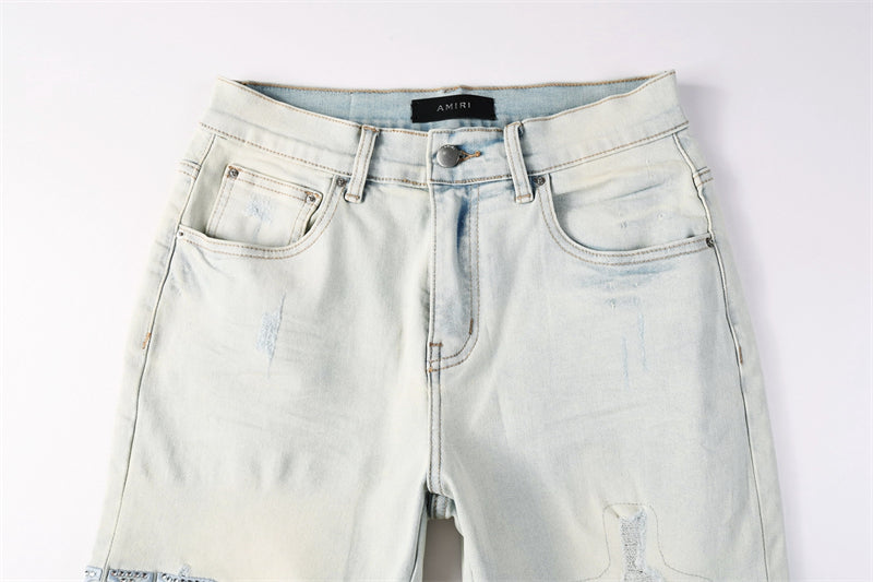 Amiri Fashion Denim shorts 6002