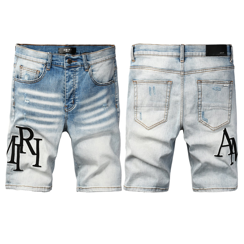 Amiri Fashion Denim shorts 6009