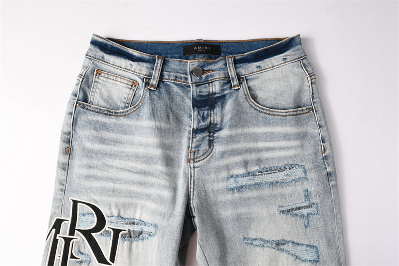 Amiri Fashion Denim shorts 6003